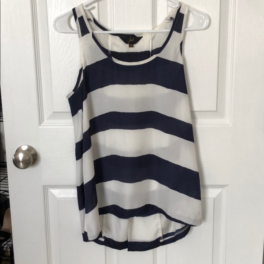 Jack by BB Dakota Open-Back Striped Tank